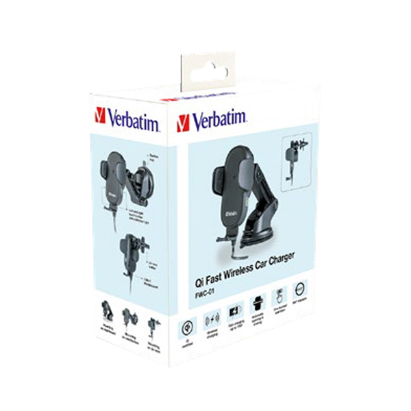 Verbatim - Caricatore Auto Wireless - FWC-01 Qi - Image 6