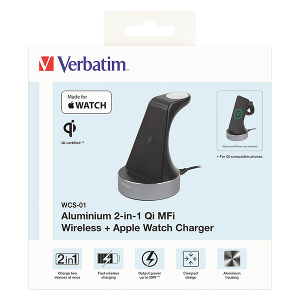 Verbatim - Supporto di ricarica wireless 2-in-1 - Image 2