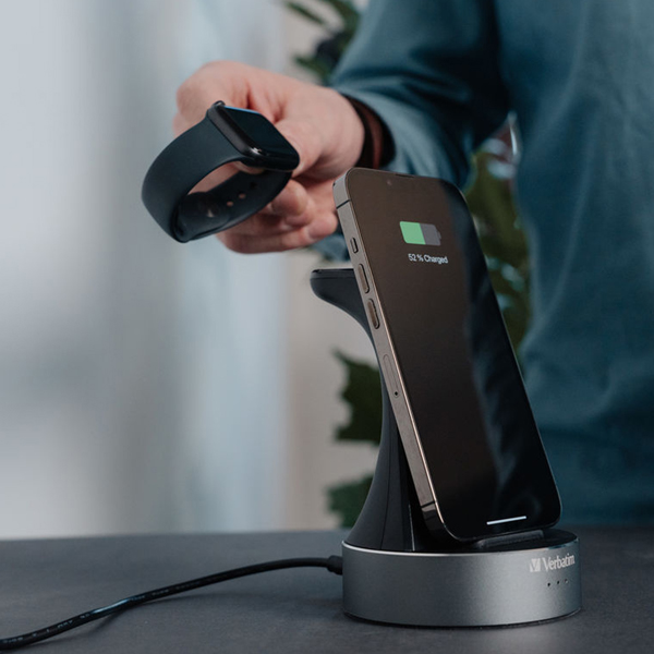 Verbatim - Supporto di ricarica wireless 2-in-1 - Image 3