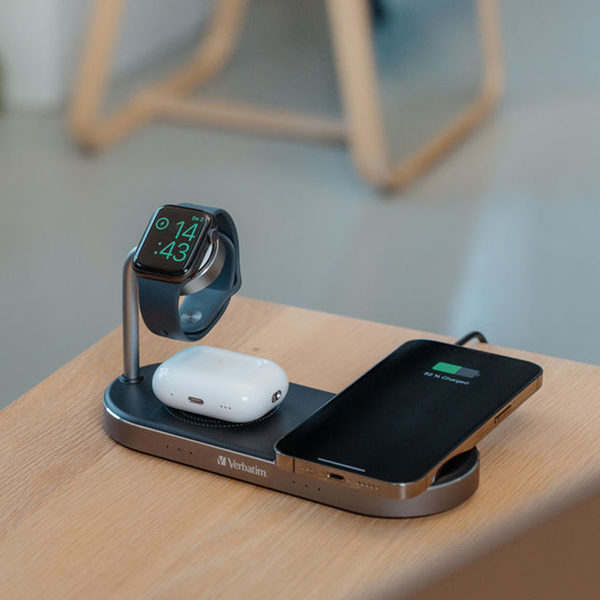Verbatim - Supporto di ricarica wireless - 3-in-1 - WCS-03 - Image 2