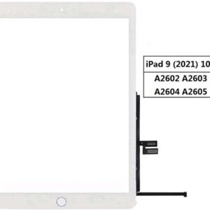 Touch per iPad 9 10.2'' con pulsante Home A2602 A2603 Bianco