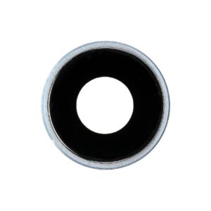 Cornice fotocamera con lente per iPhone XR Blu