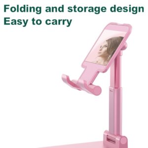 Supporto Regolabile a libro per Tablet e Smartphone Rosa