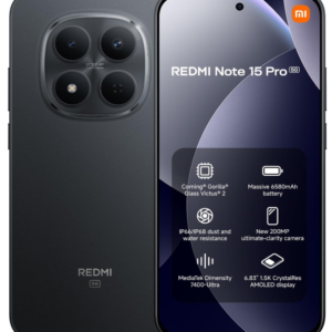 Xiaomi Redmi Note 15 Pro 5G 8+256GB Nero - Brand