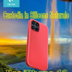 Cover in Silicone Waterproof per iPhone 12 & 12 Pro Rossa
