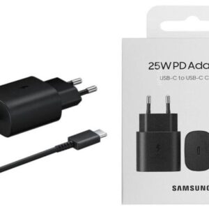 Caricabatteria Originale Samsung EP-TA800XBE 25W con Cavo
